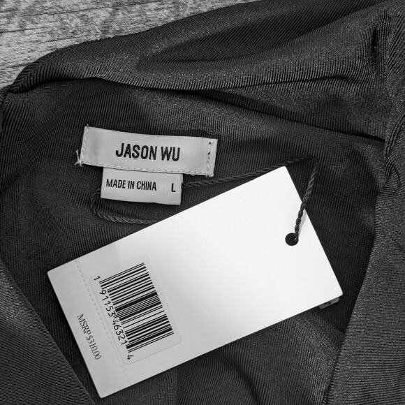 Jason Wu Black Sleeveless Maxi Dress with Slit - Picture 10 of 12